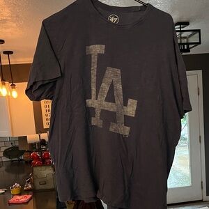 47 Brand Navy Blue LA Short Sleeve Tee
